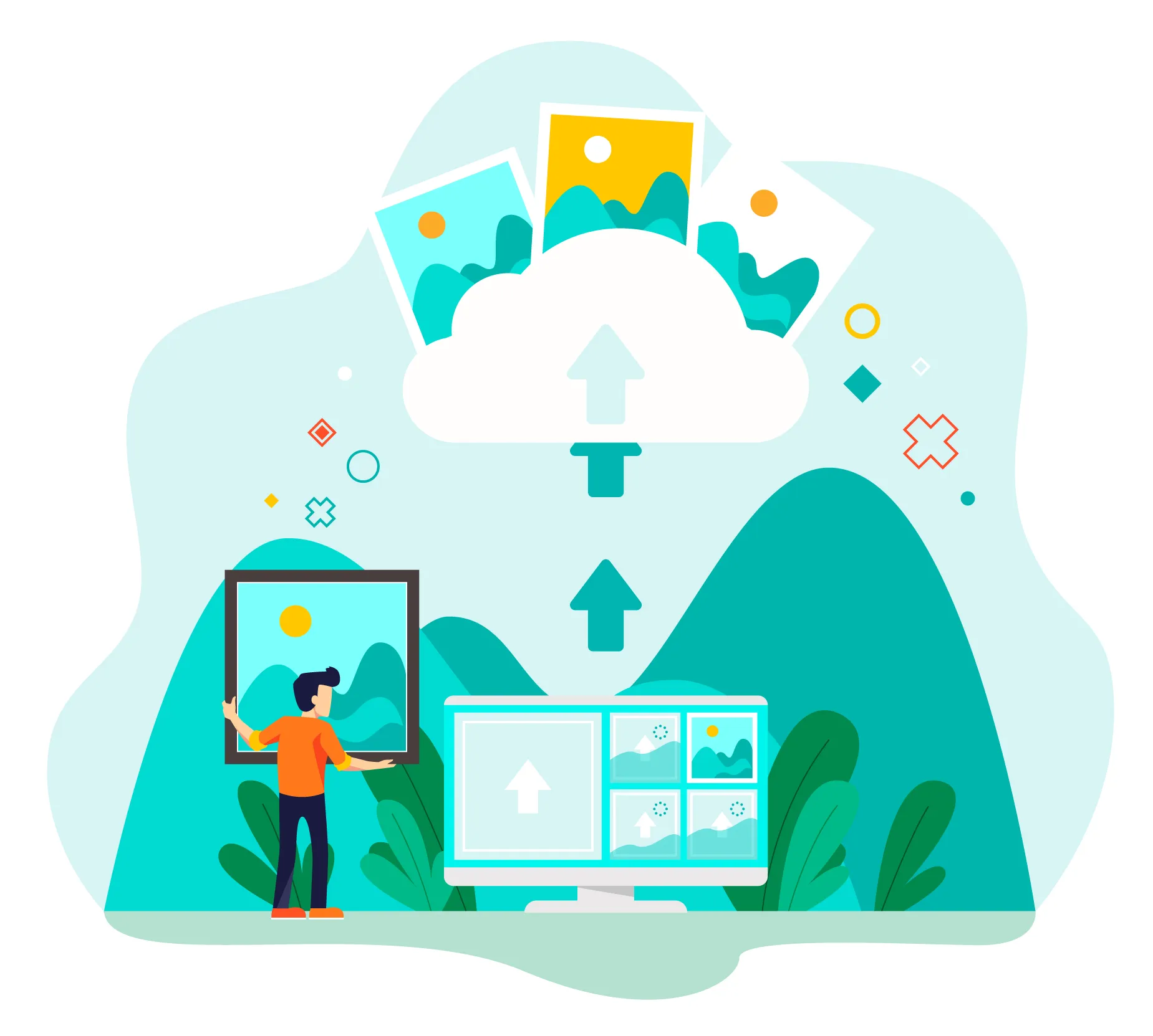 公共程式平台示意圖